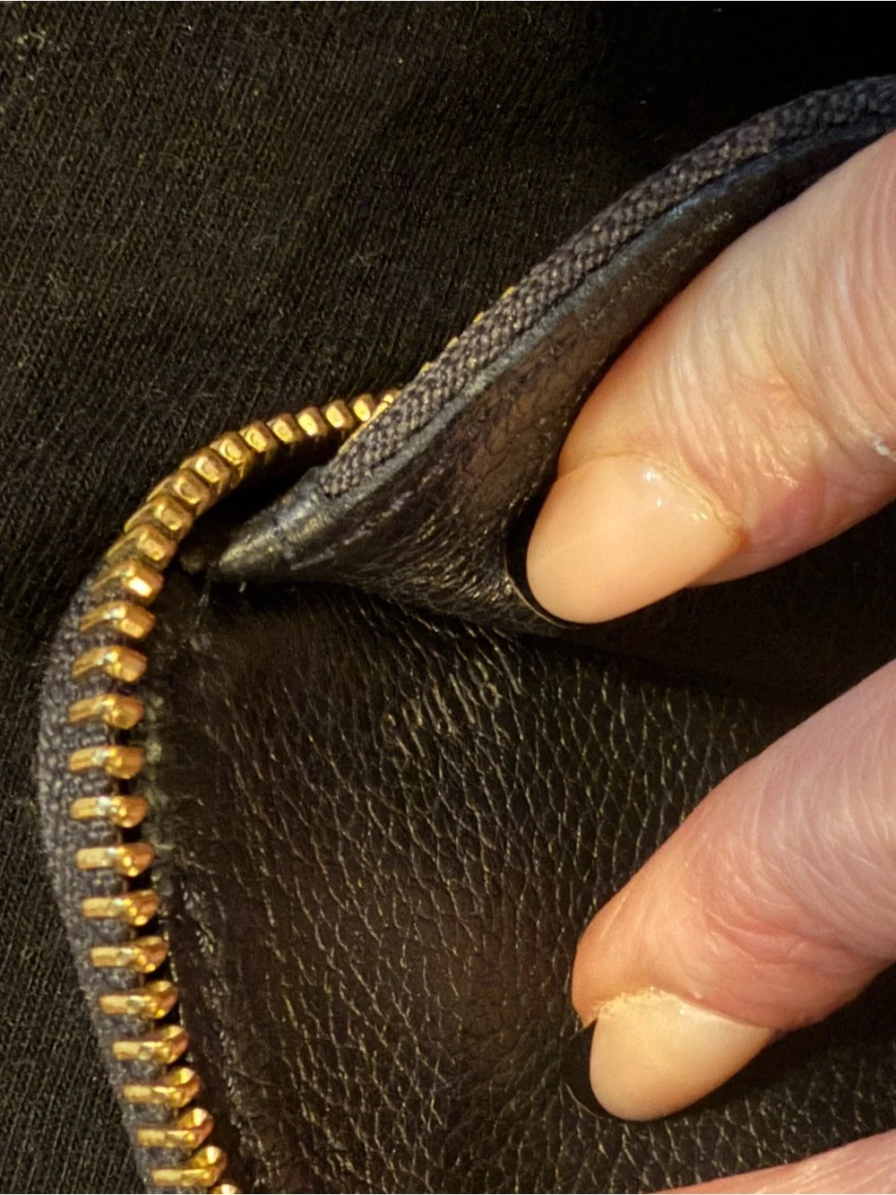 Louis Vuitton black Empreinte with Gold Hardware